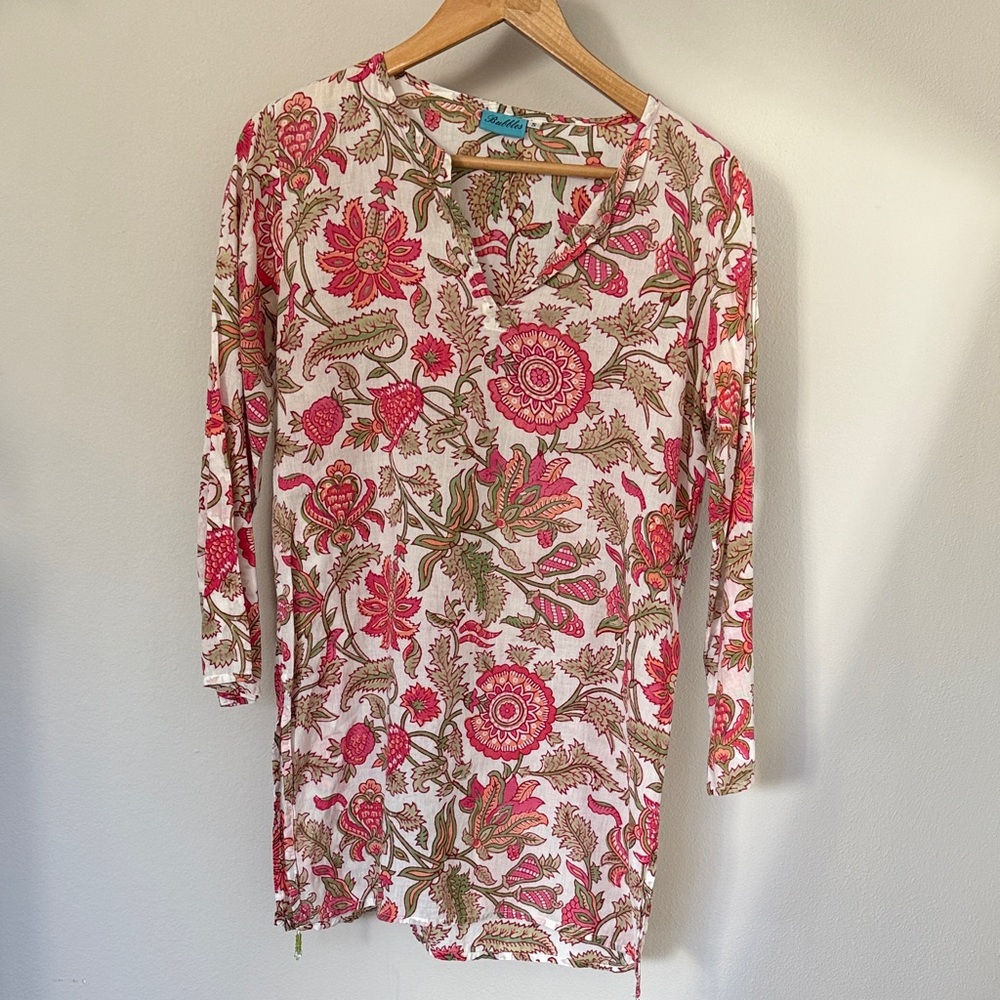 Floral V-Neck Women's Top